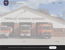 Tablet Screenshot of ff-duvenstedt.de